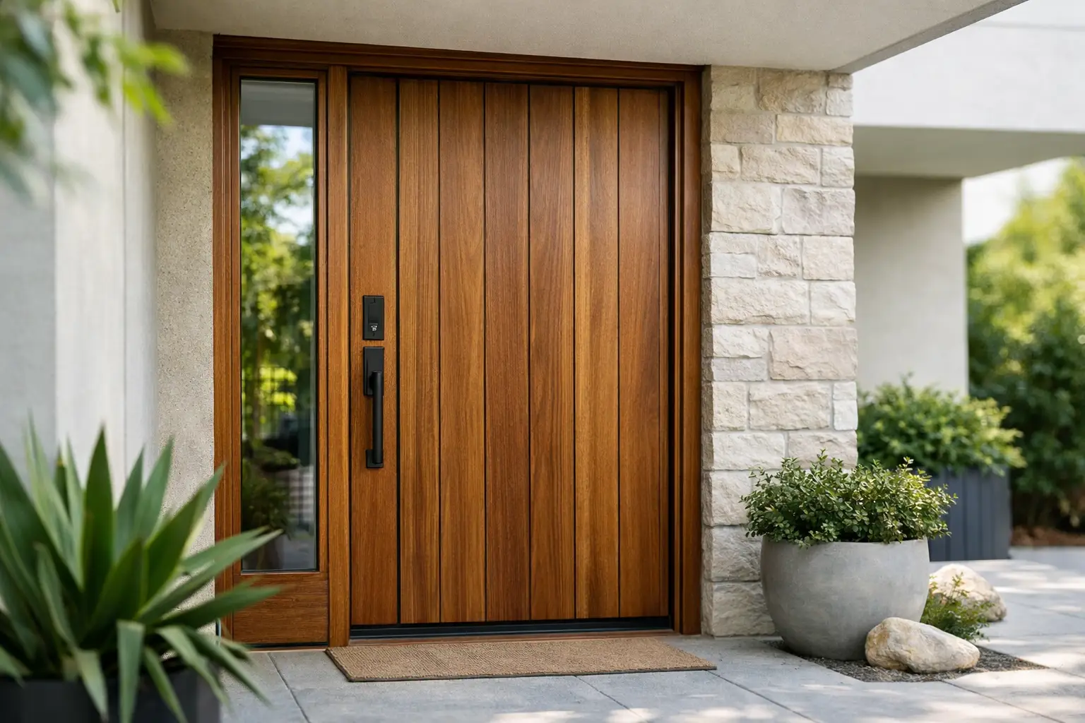 Puerta exterior de madera a medida: qué valorar